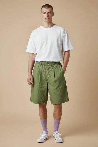Paura Paura Harrison Shorts Green | Loft 33