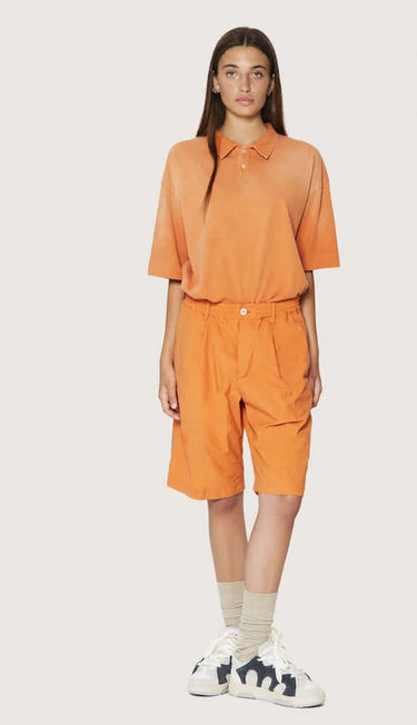 Paura Paura Orange Shorts Harrison | Loft 33