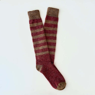 HERITAGE 9.1 Heritage 9.1 Socks Alpaca Vintage Dark Red Woman | Loft 33