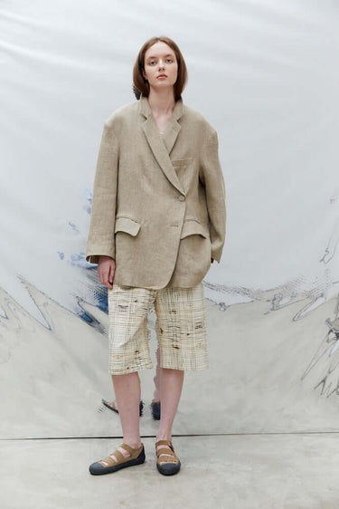 hache Hache Natural Over Blazer | Loft 33
