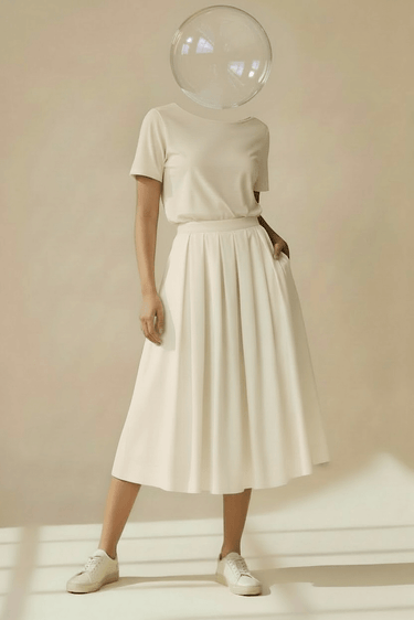hache Hache Folds Skirt | Loft 33