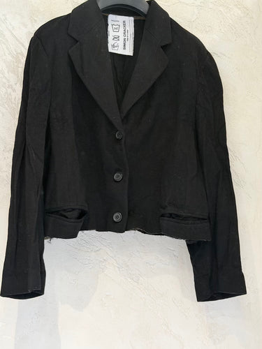 Simon Cracker Simon Cracker Jacket Wrinkled Black | Loft 33
