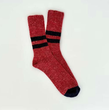 HERITAGE 9.1 Heritage 9.1 Socks Alpaca Vintage Dark Red | Loft 33
