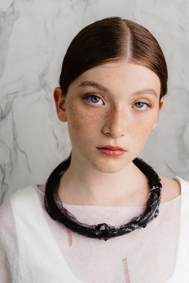 Cautero Cautero Necklace Raffinata Black | Loft 33
