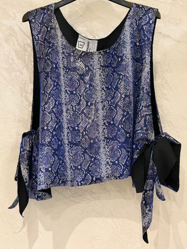 Simon Cracker Simon Cracker Top Snake Blue | Loft 33