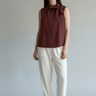 Madame Venice Madame Venice Blouse Cinzia Bordeaux | Loft 33
