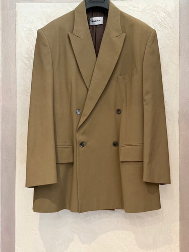 Hache Mud Double Breasted Over Jacket hache giacca