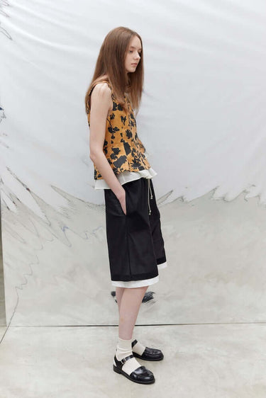 Hache Hereux Bermuda hache Pantalone