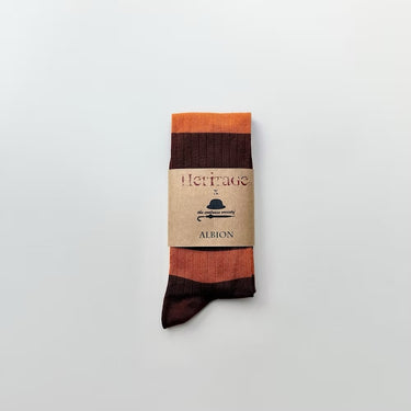 Heritage 9.1 Socks Albion Bordeaux