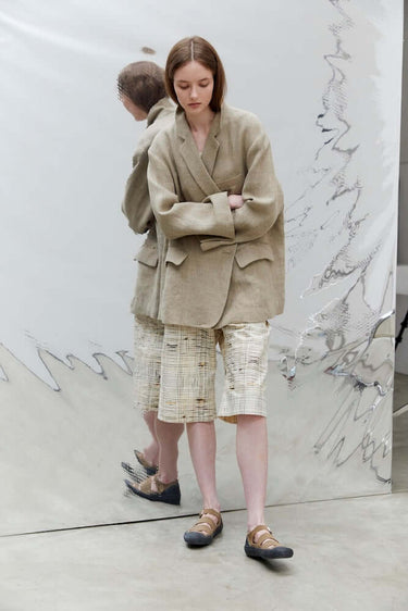 Hache Natural Over Blazer hache blazer