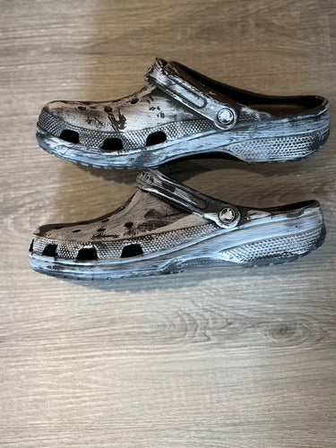 Simon Cracker Crocs Black/White 45