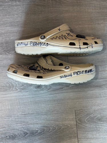 Simon Cracker Crocs Cream/Black 45