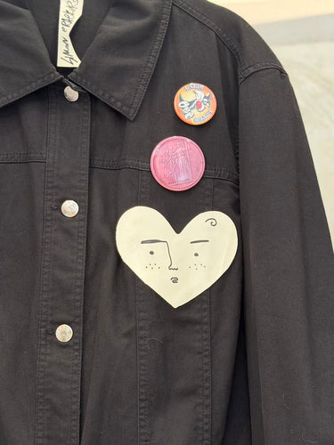 Simon Cracker Simon Cracker Jacket Pin Black | Loft 33
